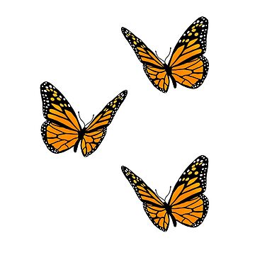 monarch butterfly sticker pack purple' Sticker