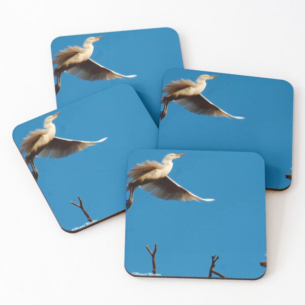 Item preview, IN FLIGHT -  CATTLE EGRET - Bubulcus ibis designed and sold by Magriet Meintjes.