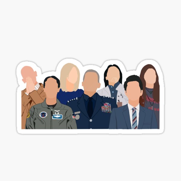 spaceforce netflix Sticker