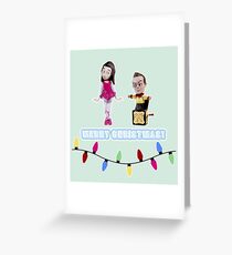 Stop Motion Christmas - Jeff/Annie (Style E) Greeting Card