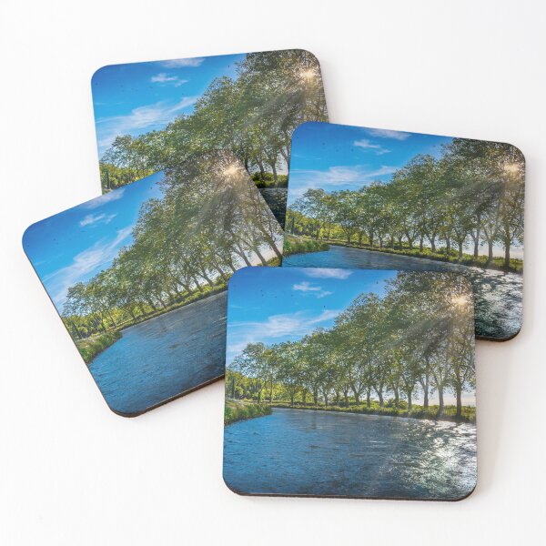 Item preview, View of plane trees on the edge of the Canal du Midi in the south of France near Carcassonne designed and sold by flariv.