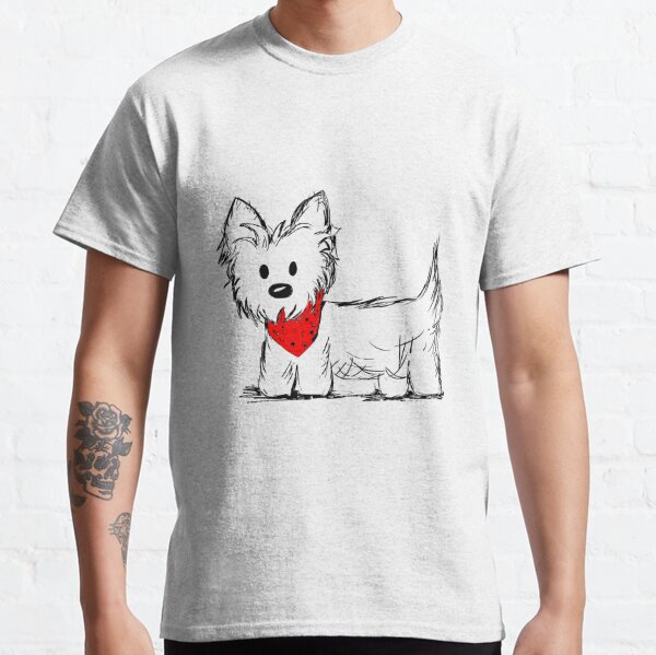 Cute Westie Dog Classic T-Shirt