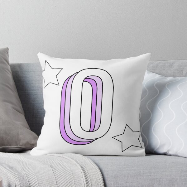 Item preview, Aesthetic Purple Letter "O" with Stars designed and sold by allielibby.