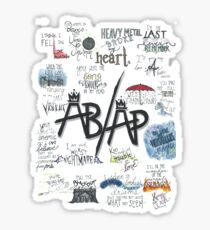 Fall Out Boy Lyric Art Sticker