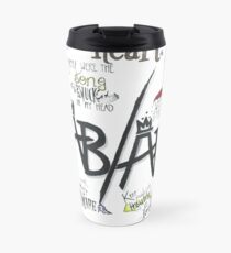 Fall Out Boy lyrische Kunst Thermobecher