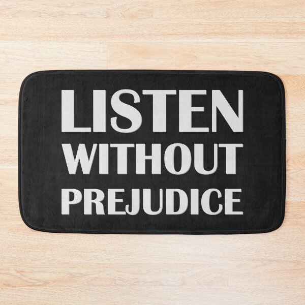 Item preview, Listen Without Prejudice designed and sold by MadabinaDesign.