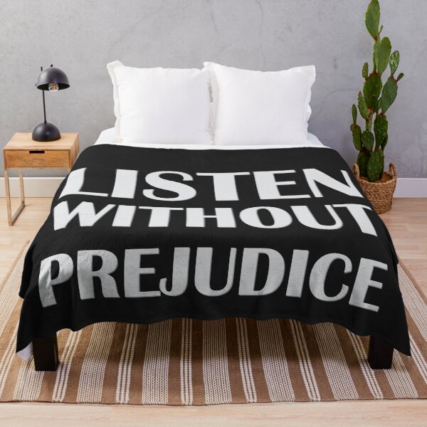 Item preview, Listen Without Prejudice designed and sold by MadabinaDesign.