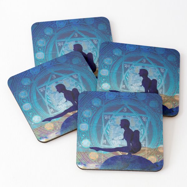 Item preview, Blue Yoga Woman designed and sold by Elena Ray.