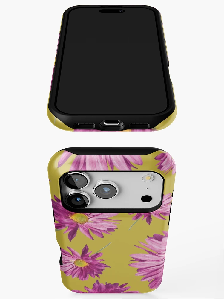 Aperçu 3 sur 4. Coque iPhone avec l'œuvre Fleur créée et vendue par Rococodesigns.