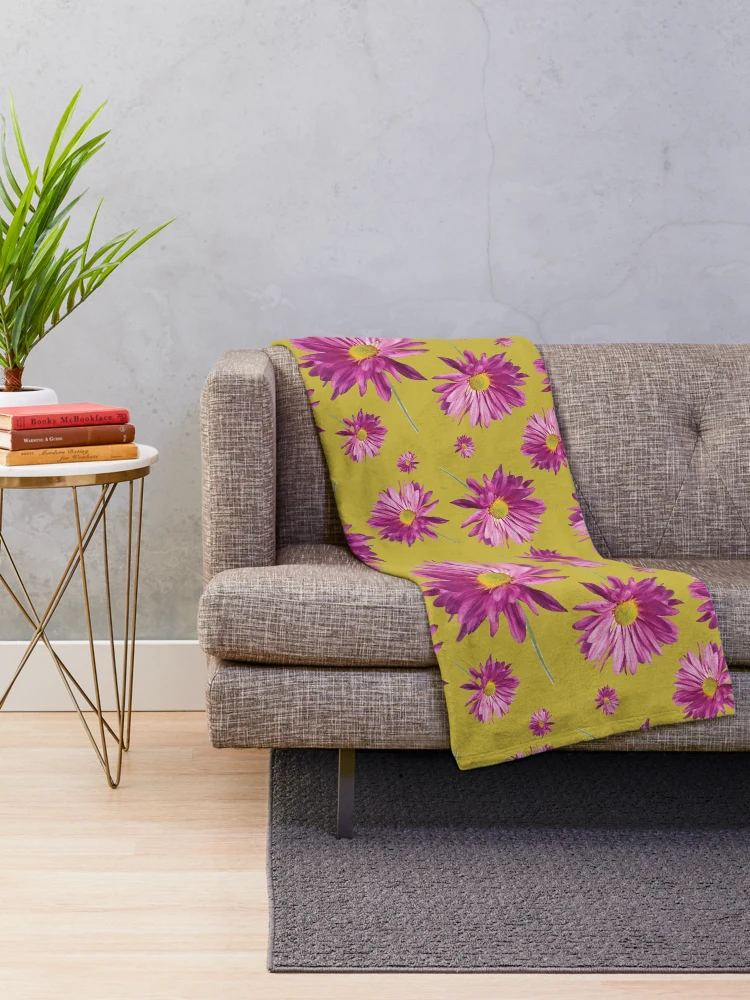 Thumbnail 2 of 6, Throw Blanket, Flower designed and sold by Rococodesigns.