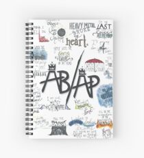 Fall Out Boy Lyric Art Spiral Notebook