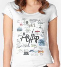Fall Out Boy Lyric Art Women's Fitted Scoop T-Shirt