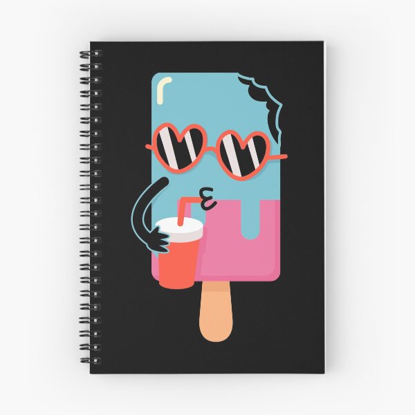 Item preview, Summer Popsicle design Funny Hipster Novelty Ice Cream Emoji print designed and sold by Lisbob.