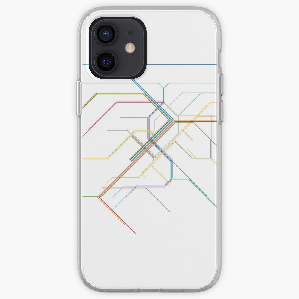 Stuttgart Rail Map iPhone Case & Cover