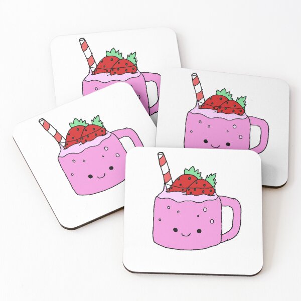 Item preview, Strawberry Milkshake Kawaii Design designed and sold by jhsells98.