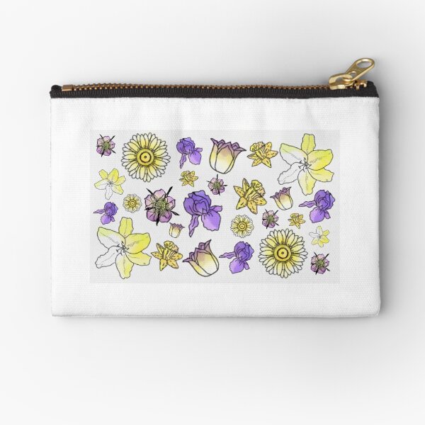 Item preview, Purple and Yellow Floral Print designed and sold by DarlingDesign.