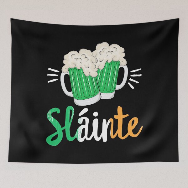 Item preview, Slainte T-Shirt St Patricks Day Ireland Cheers Green Beer designed and sold by 14thFloor.