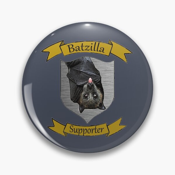Item preview, Batzilla - Batzilla Supporter! (gray) designed and sold by batzilla.