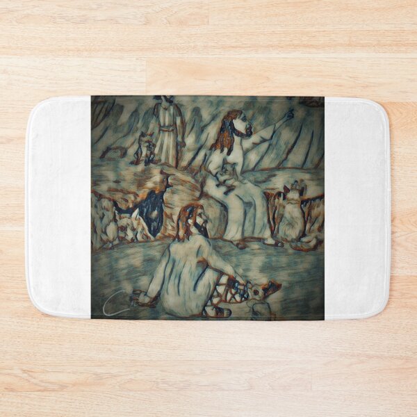 Item preview, Jesus And The Foxes designed and sold by pinkyjainpan.