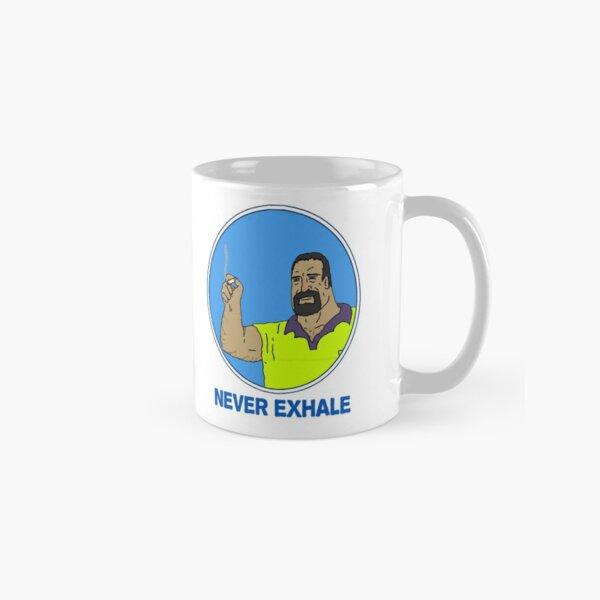 Never Exhale Mike Nolan Big Lez Show Classic Mug