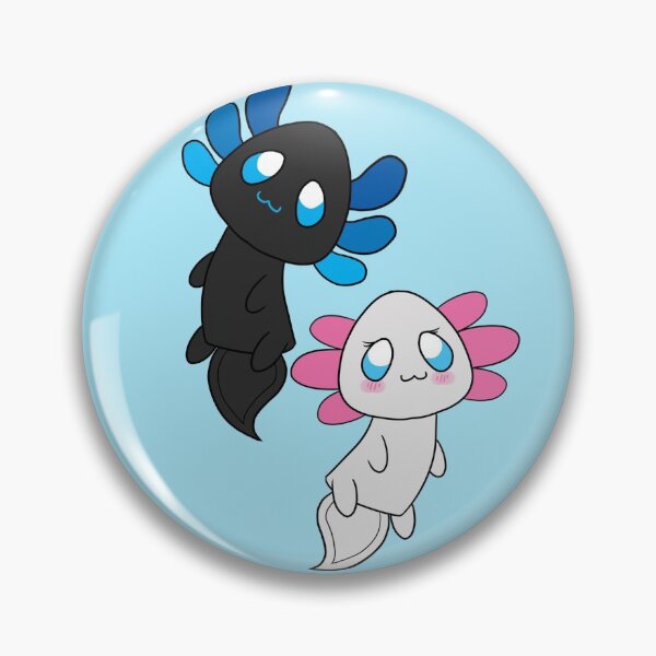 Item preview, blue and pink axolotl designed and sold by Maythedragonlord .