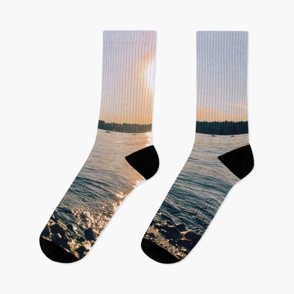 Item preview, Sunset on a lake designed and sold by regannen.