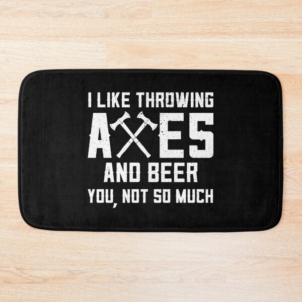 Item preview, Funny Axe Throwing And Beer Drinking I Like Axes And Beer graphic designed and sold by jakehughes2015.