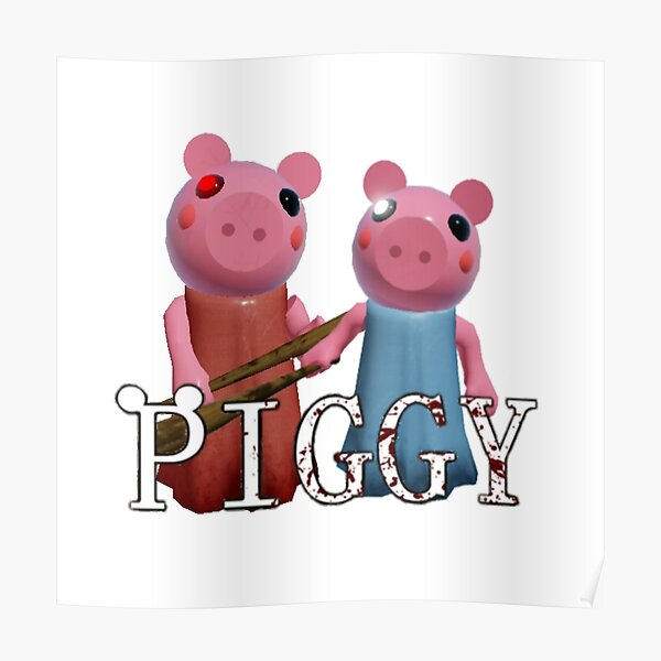 Youtube Roblox Posters Redbubble - roblox piggy thumbnail for youtube