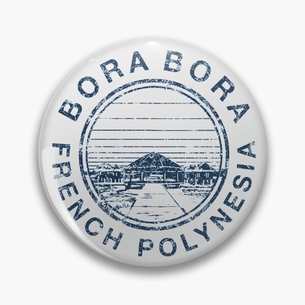Item preview, Bora Bora Over Water Bungalow Vintage  designed and sold by IronEcho.