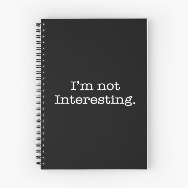 Item preview, I'm just not interesting.  designed and sold by jaclynweist.