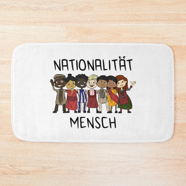 Item preview, Nationality Human Refugees Anti-Fascism Anti-Racism designed and sold by CLohrenz.