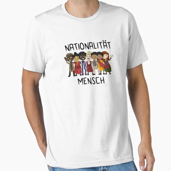 Item preview, Nationality Human Refugees Anti-Fascism Anti-Racism designed and sold by CLohrenz.