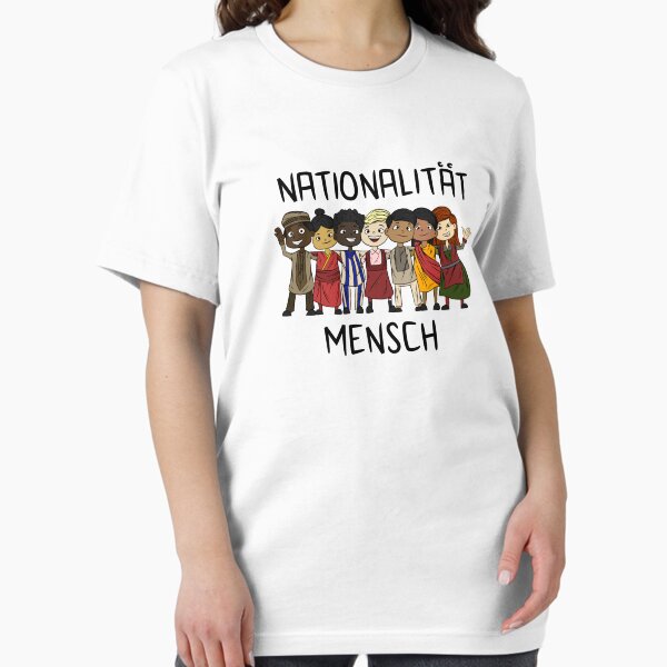 Item preview, Nationality Human Refugees Anti-Fascism Anti-Racism designed and sold by CLohrenz.