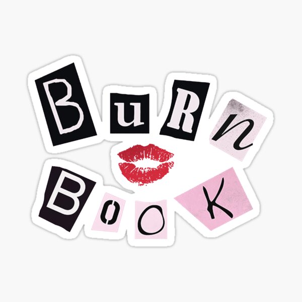 Burn Book PNG, Mean Girls Burn Book, Mean Girls Clipart, Digital, Movie  Clipart, the Plastics, Birthday Decor -  Israel