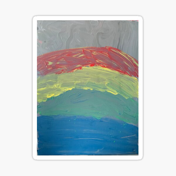 Rainy Days and Rainbows Sticker
