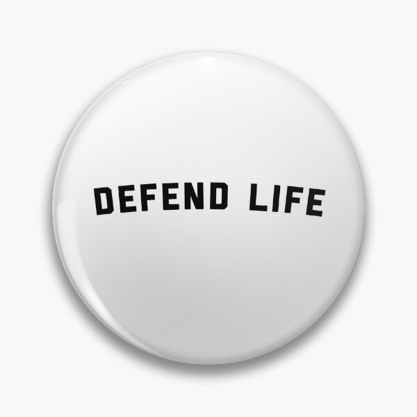 Item preview, Defend Life Sticker designed and sold by thelivingperson.