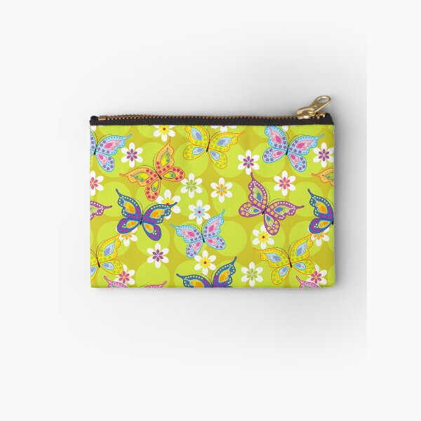 Item preview, Seamless pattern with colored butterflies and flowers. designed and sold by orgus88.