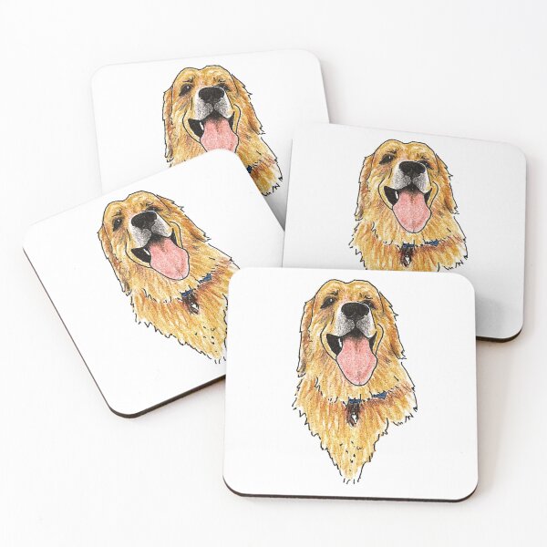 Item preview, A Very Happy Handdrawn Golden Retriever designed and sold by BusyBee Argentina.