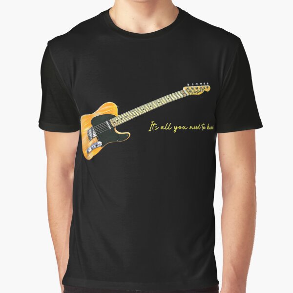 Springsteen Guitar. All You Need To Know. WallsOfFameAust Graphic T-Shirt