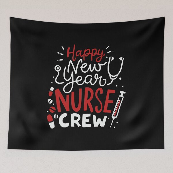 Item preview, Happy New Year Nurse Crew Nursing Staff Holiday designed and sold by haselshirt.