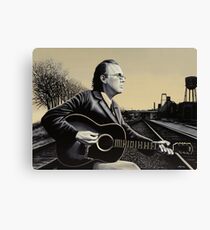 John Hiatt painting Canvas Print