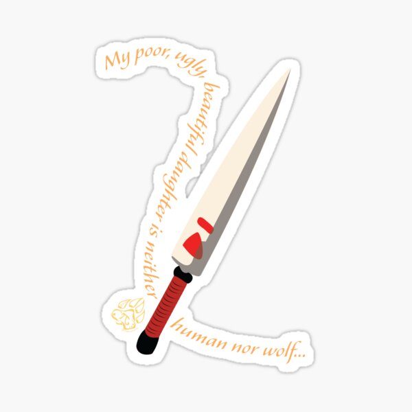 Mononoke Minimalistic Poster Sticker