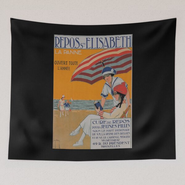 Item preview, Repos Elisabeth vintage travel poster designed and sold by stickart-marek.