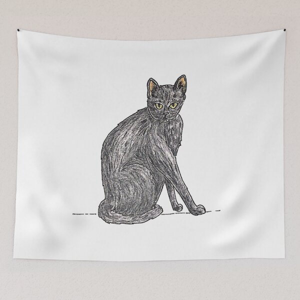 Item preview, Black Cat with Green Eyes designed and sold by BusyBee Argentina.