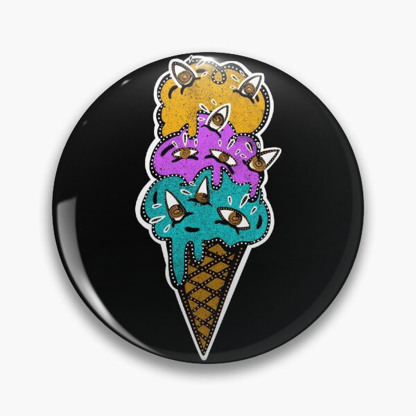 Item preview, “Eyescream” ice cream with eyes sprinkles, get woke designed and sold by SubtleSplit.