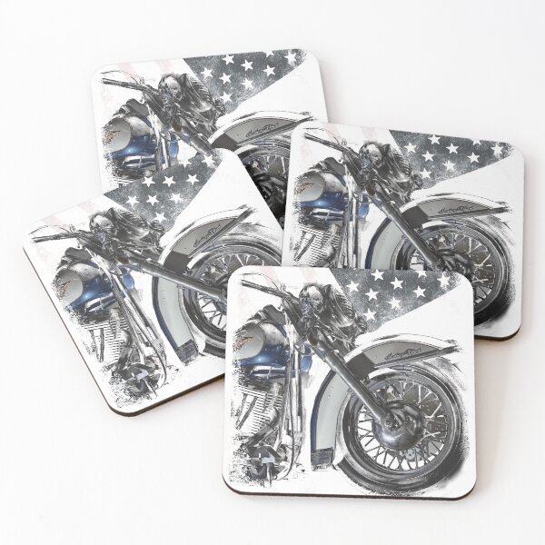 Item preview, American Flag With Motorcycle designed and sold by Eduardo Tavares.