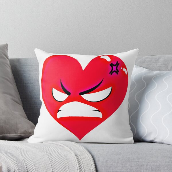 Item preview, The Angry Face Red Heart By We Love Creating designed and sold by WeLoveCreating.