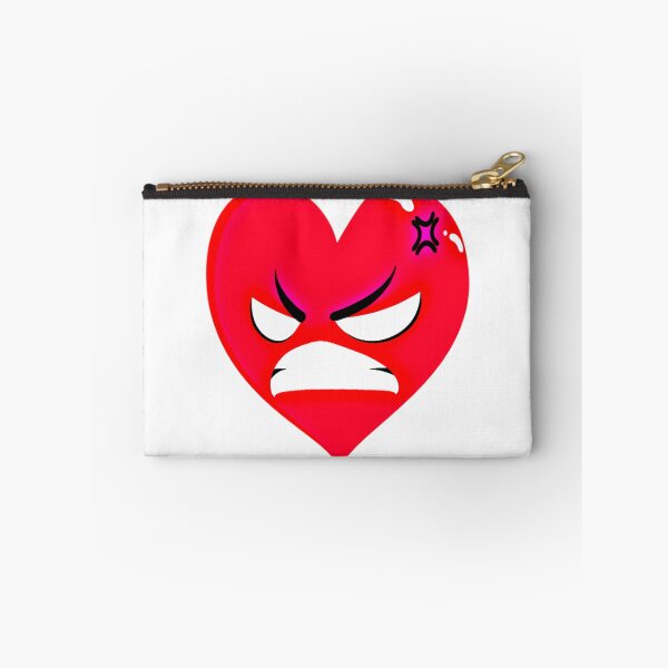 Item preview, The Angry Face Red Heart By We Love Creating designed and sold by WeLoveCreating.