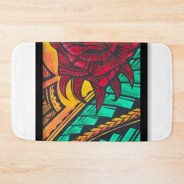 Item preview, samoan tribal rose designed and sold by ARTSHACKPRINTS.