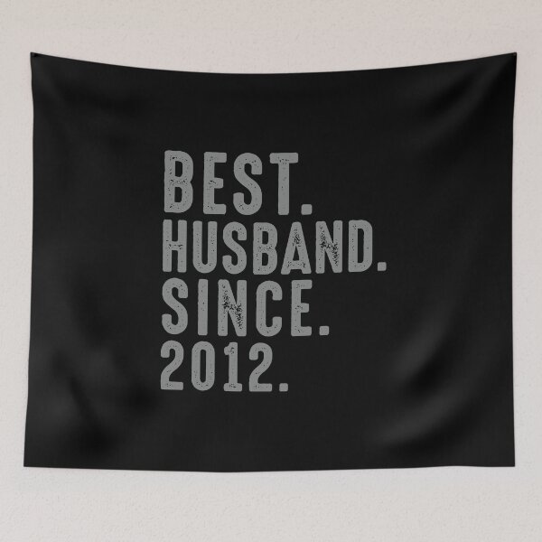 Item preview, Best. Husband. Since. 2012 7th Wedding Anniversary for Him designed and sold by Orange Pieces.
